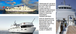 Votre évènement sur un yacht